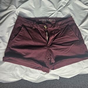 Burgundy Shorts